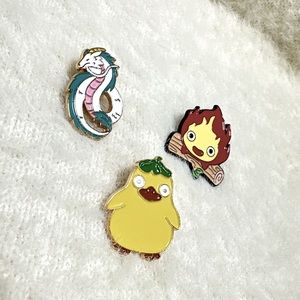 Ghibli Pins Set